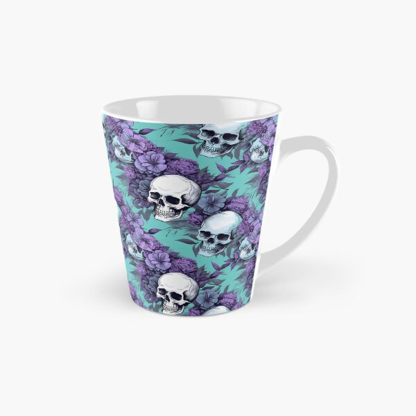Item preview, Lavender and Teal Skulls Composite Overlay Pattern #2 designed and sold by ARTficiallyAnon.