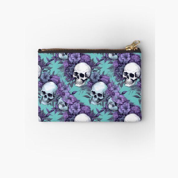 Item preview, Lavender and Teal Skulls Composite Overlay Pattern #2 designed and sold by ARTficiallyAnon.