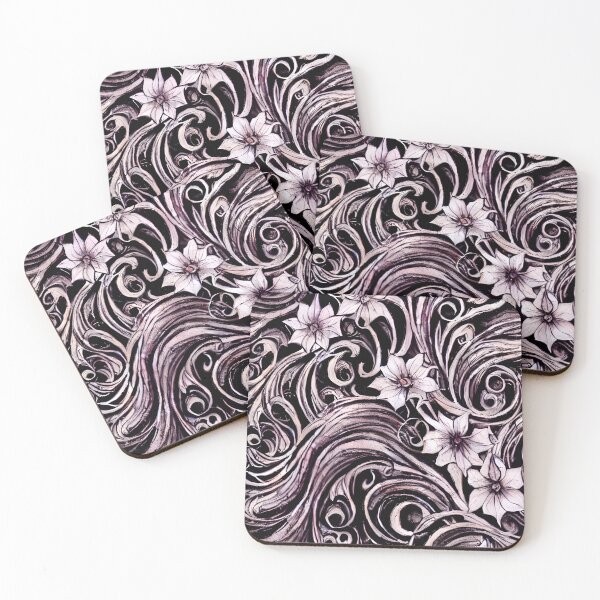 Artikelvorschau, Gotisches Blumenmuster entworfen und verkauft von Poetic Patterns Studio.