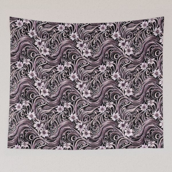 Artikelvorschau, Gotisches Blumenmuster entworfen und verkauft von Poetic Patterns Studio.