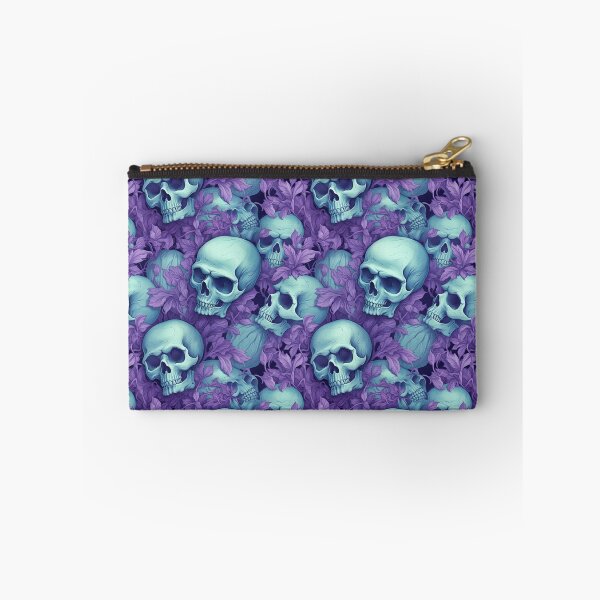 Item preview, Lavender and Teal Skulls Composite Overlay Pattern #5 designed and sold by ARTficiallyAnon.