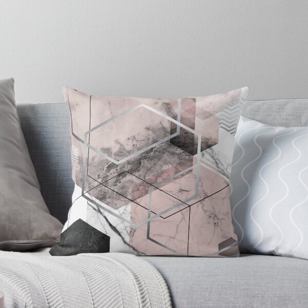 Item preview, Blush and Grey Geometric designed and sold by UrbanEpiphany.
