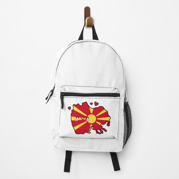 Item preview, Macedonia Flag Map Smile with Love designed and sold by pixelsparkzone.