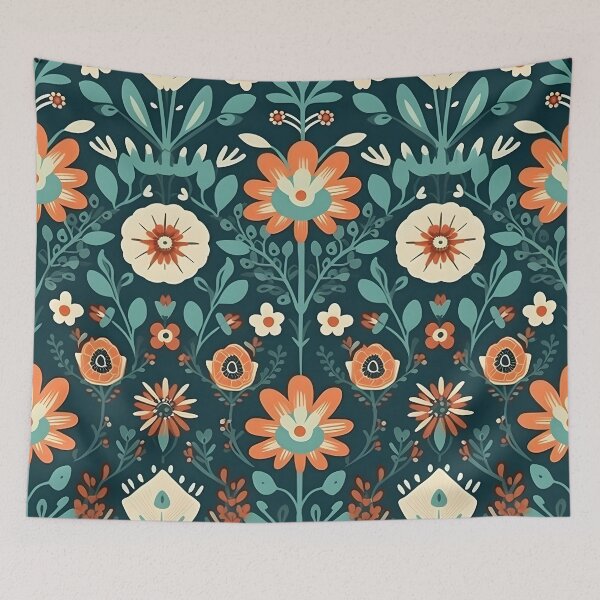 Item preview, Green Retro Garden designed and sold by wildlynordics.