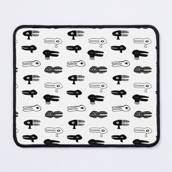 Item preview, Duck Rabbit Abstract Pattern designed and sold by Monotone Screaming.