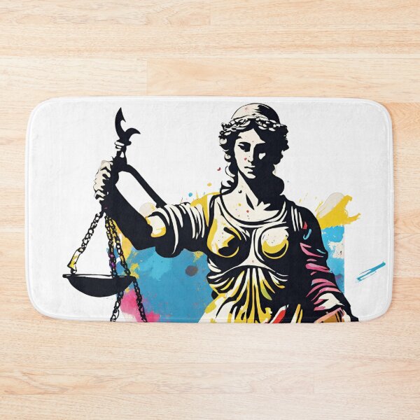 Item preview, Justice Street Art Illustration designed and sold by KapowStickers.