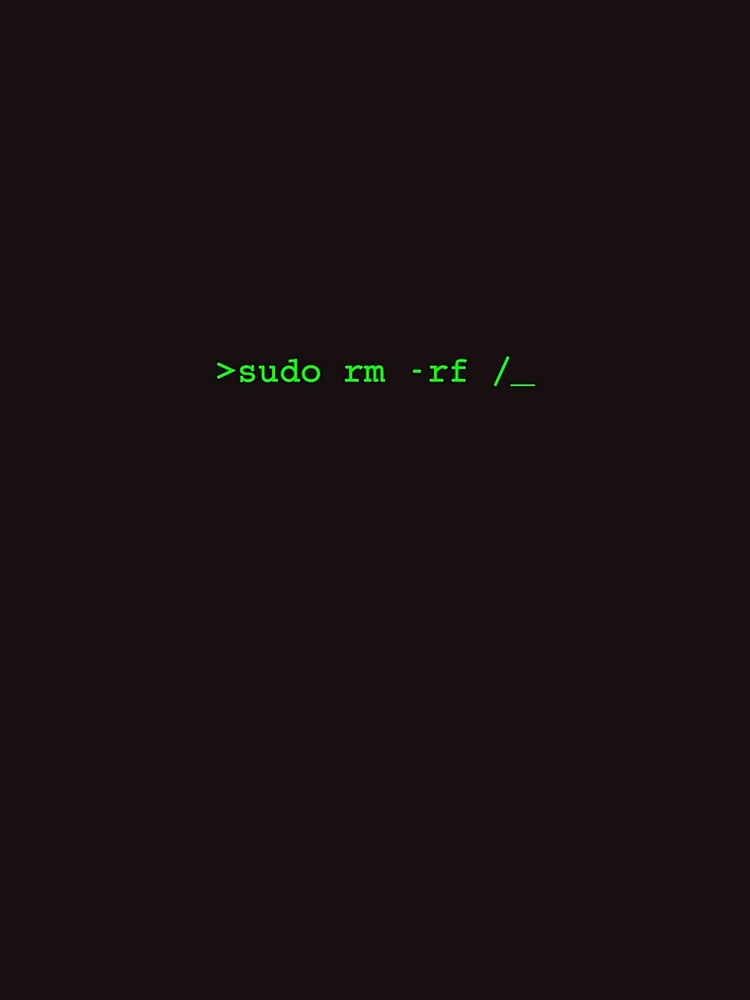 Aperçu 5 sur 5. Robe trapèze avec l'œuvre sudo rm -rf / créée et vendue par Hectobyte.