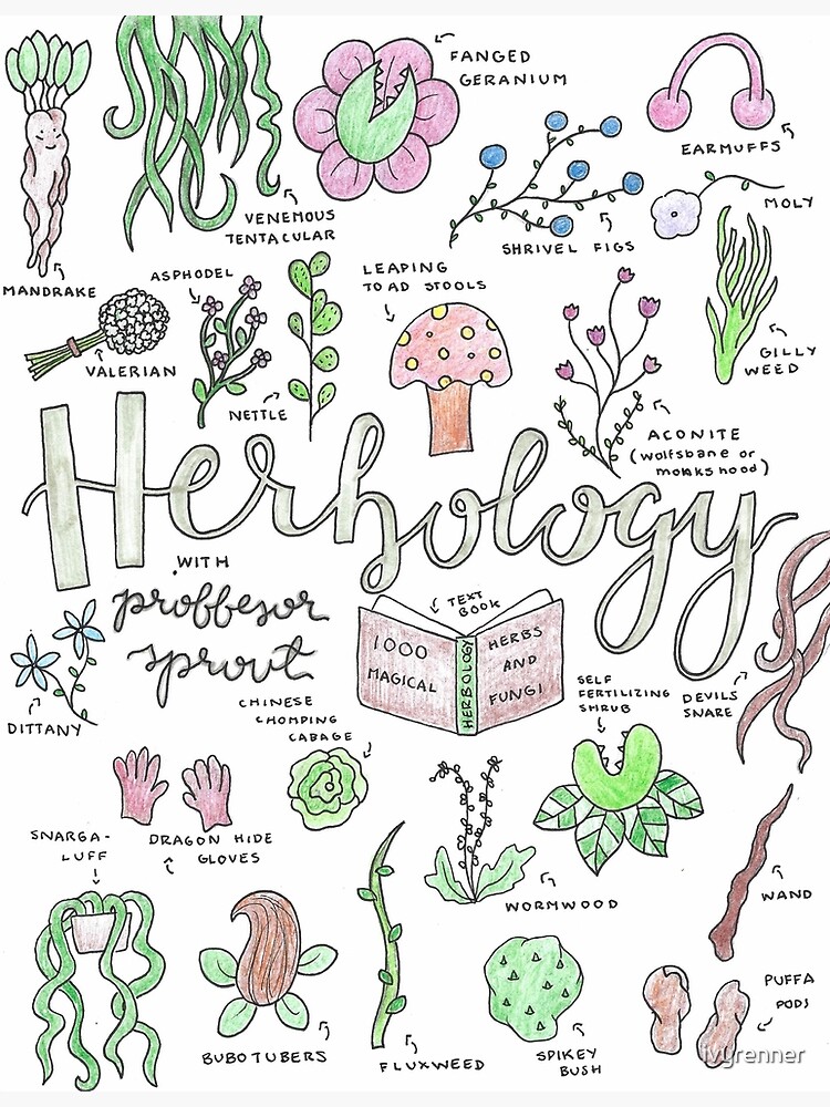 "Professor Sprouts Herbology Class" Poster for Sale by ivyrenner