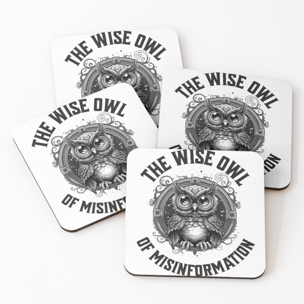 Item preview, The wise owl of misinformation designed and sold by Stardust4ever.