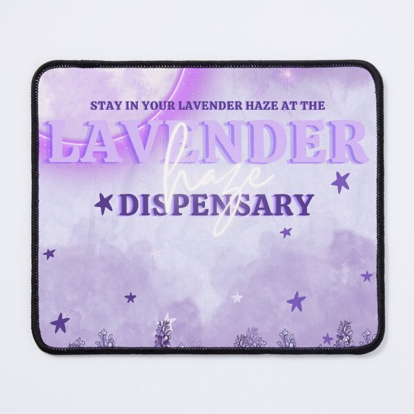 Item preview, lavender haze dispensary designed and sold by obliviate.