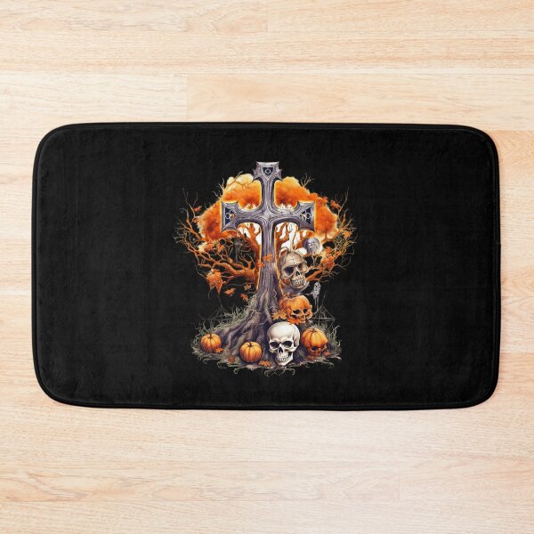 Item preview, Halloween Skull And Bones Rock Gothic tree designed and sold by PugD.