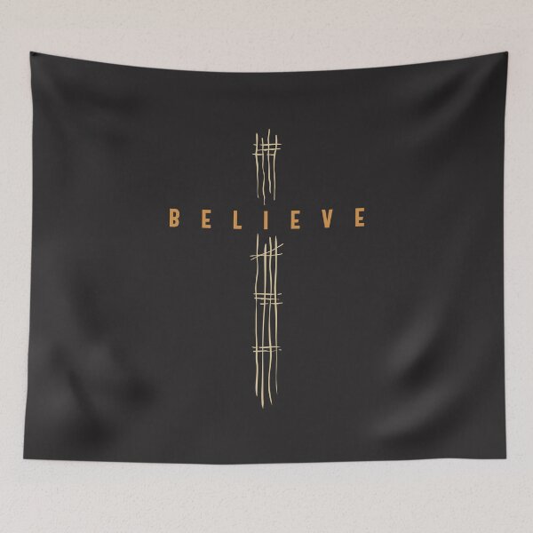 Item preview, Faith in Action 'Cross Believe' Christian Design designed and sold by cidolopez.