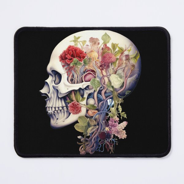 Item preview, Skulls and Flowers Skeleton designed and sold by PugD.