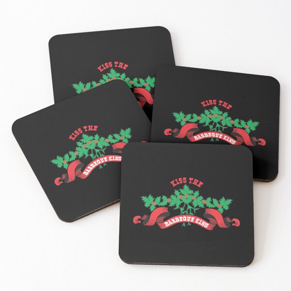 Item preview, KISS THE BARBEQUE KING - Mistletoe - Christmas designed and sold by Vector-Artist.