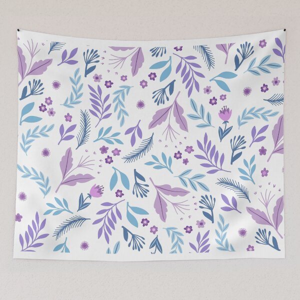 Item preview, Violet Flowers Pattern designed and sold by Xmepr.