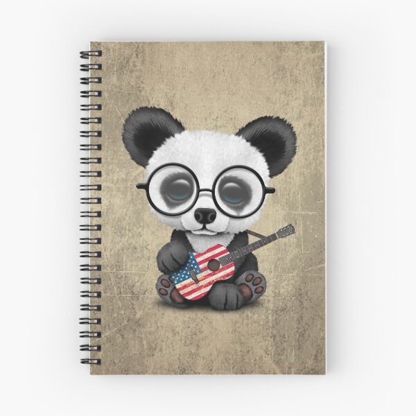 Item preview, Baby Panda Playing American Flag Guitar designed and sold by JeffBartels.