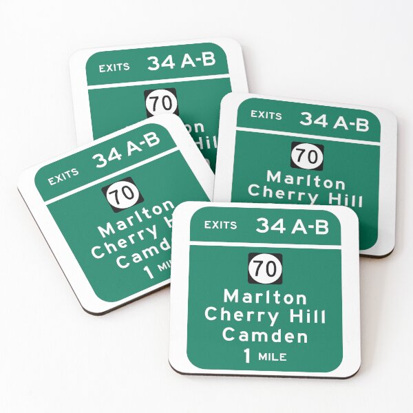 Item preview, Exits 34 A-B Marlton, Cherry Hill, Camden designed and sold by PTGraphics.