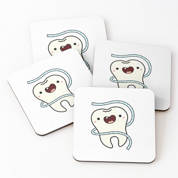 Item preview, Kawaii Tooth With Floss designed and sold by kawaiilife.