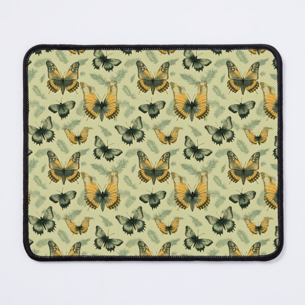 Item preview, Mustard,Sage, Forrest Green Butterfly Composite Overlay Pattern #1 designed and sold by ARTficiallyAnon.