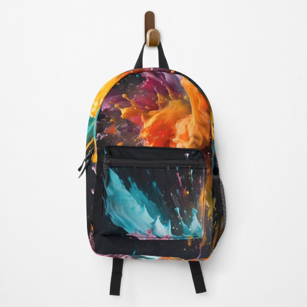 Item preview, vibrant color paint explosion art print designed and sold by dcrc.