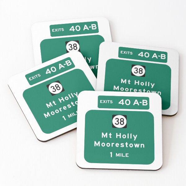 Item preview, Exits 40 A-B - Mount Holly, Moorestown designed and sold by PTGraphics.