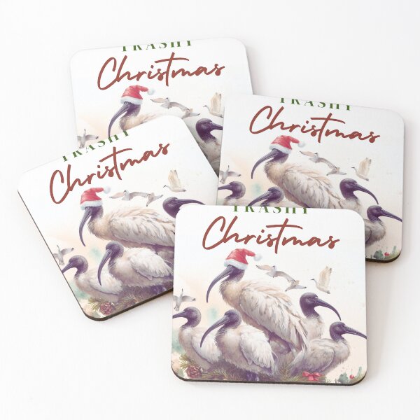 Item preview, Bin Chicken Christmas Card - Trashy Christmas Greetings with Iconic Aussie Bird  designed and sold by wildstraya.
