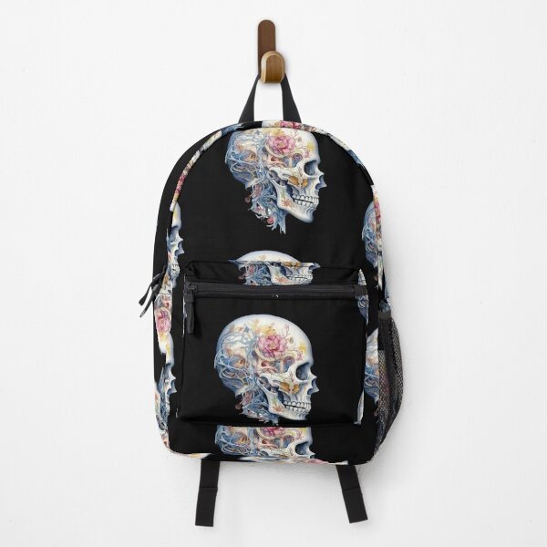 Item preview, Skulls Flowers and Roses Skeleton designed and sold by PugD.