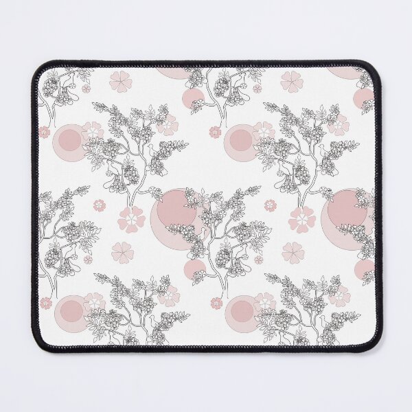 Item preview, Seamless pattern with white bird on the tree. designed and sold by fuzzyfox.