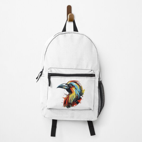 Item preview, colorful bird head, watercolor bird head, bird head pop art designed and sold by GreyStanzione1.