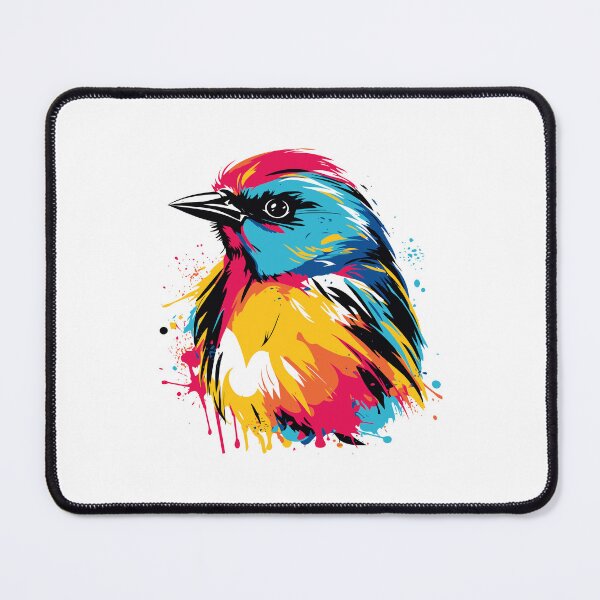 Item preview, colorful bird head, bird pop style, bird head decoration designed and sold by GreyStanzione1.