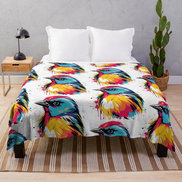 Item preview, colorful bird head, bird pop style, bird head decoration designed and sold by GreyStanzione1.