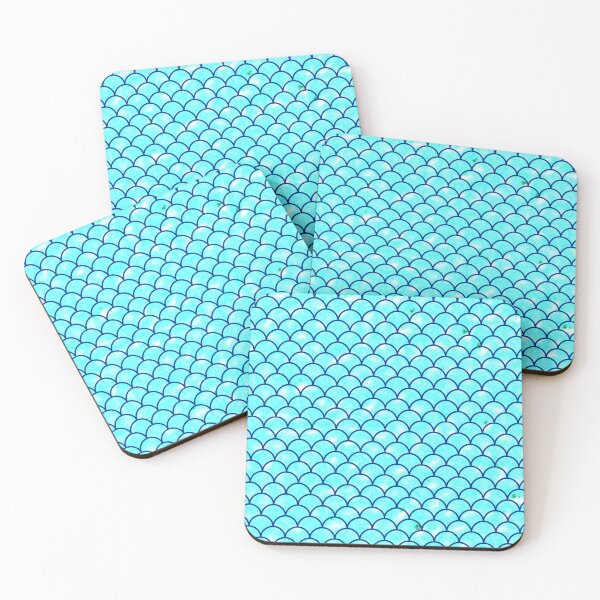 Item preview, Light Blue Mermaid Tail Seamless Patter designed and sold by ThiagoSDantas.
