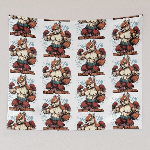 Item preview, Muscle boxer squirrel, boxer squirrel, squirrel designed and sold by GreyStanzione1.