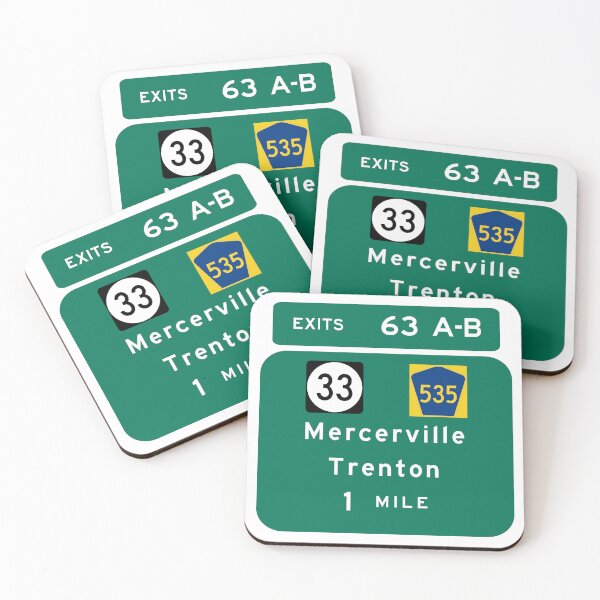 Item preview, Exits 63 A-B - Mercerville, Trenton designed and sold by PTGraphics.