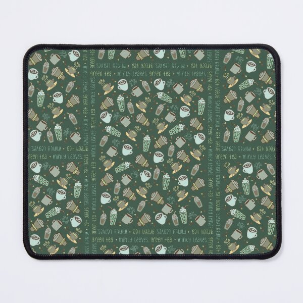 Item preview, Green Tea + Minty Leaves. - Coffee Pattern - Spring designed and sold by Tim Veiga.