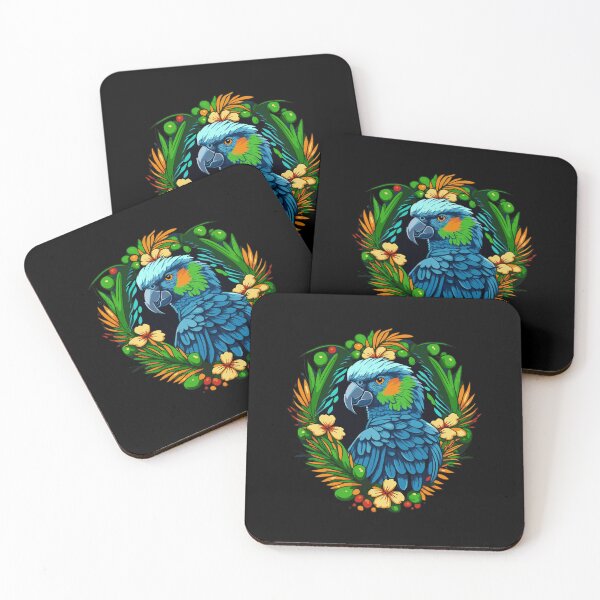 Item preview, colorful cockatoos bird, blue cockatoos bird, cockatoos bird designed and sold by GreyStanzione1.