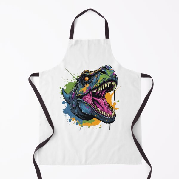 Item preview, dinasour head closeup, colorful dinasour head, dinasour head designed and sold by GreyStanzione1.