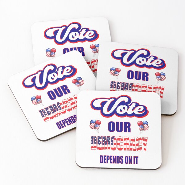 Item preview, Get To The Ballot Box and Vote Our Democracy Depends On It designed and sold by MysticOzzy.
