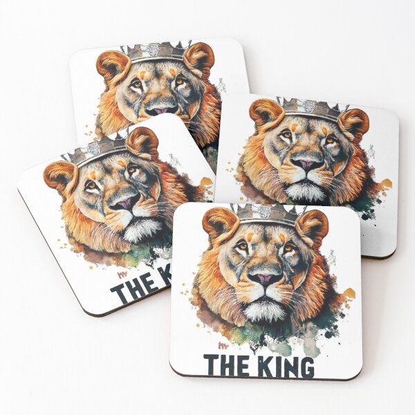 Item preview, The King Is Coming, Crowned Lion Art designed and sold by Faithloveshop.