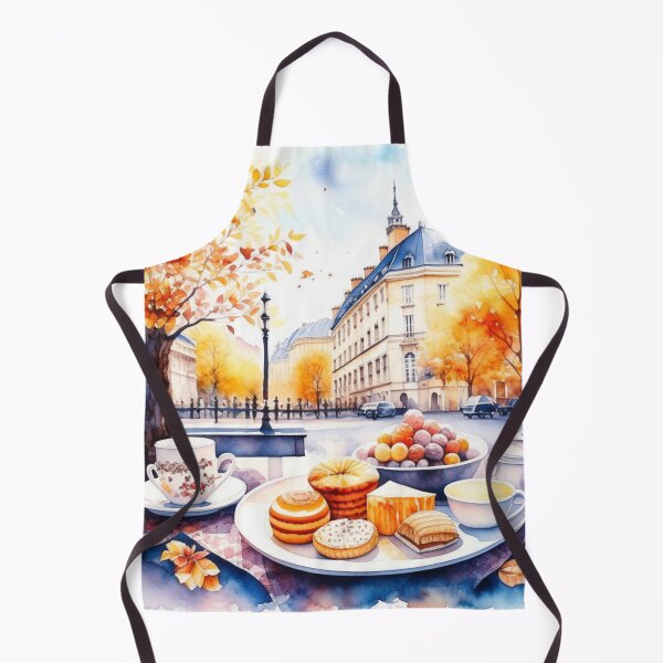 Item preview, Pastries and Coffee in Paris in the Fall designed and sold by Kiwikho.