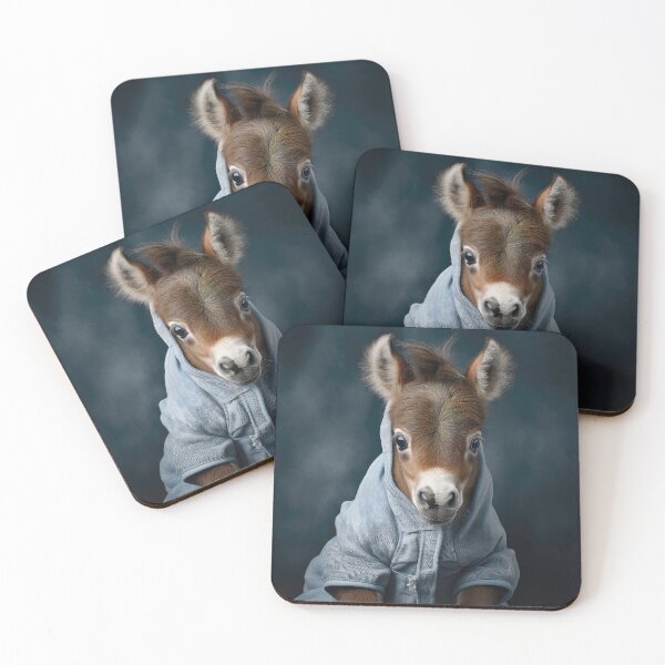 Item preview, Baby Donkey in a Hoodie designed and sold by Elisabeth Lucas.