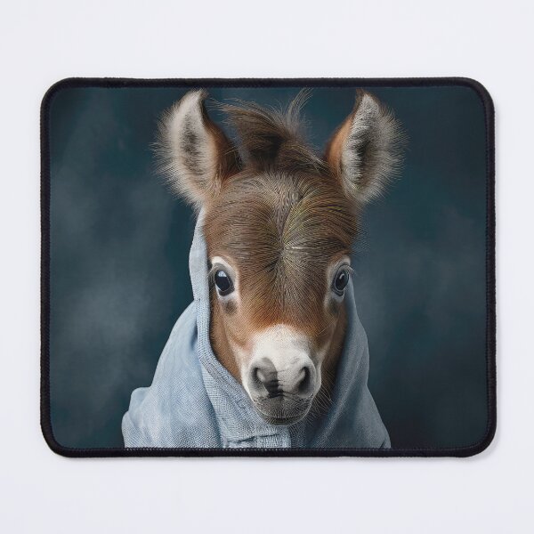 Item preview, Baby Donkey in a Hoodie designed and sold by Elisabeth Lucas.