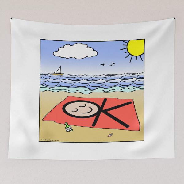 Item preview, OK on the beach designed and sold by Rick Borstelman.