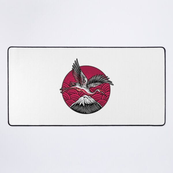 Item preview, colorful crane mountain, watercolor crane mountain, crane fuji mountaincolorful crane mountain, watercolor crane mountain, crane fuji mountain designed and sold by GreyStanzione1.