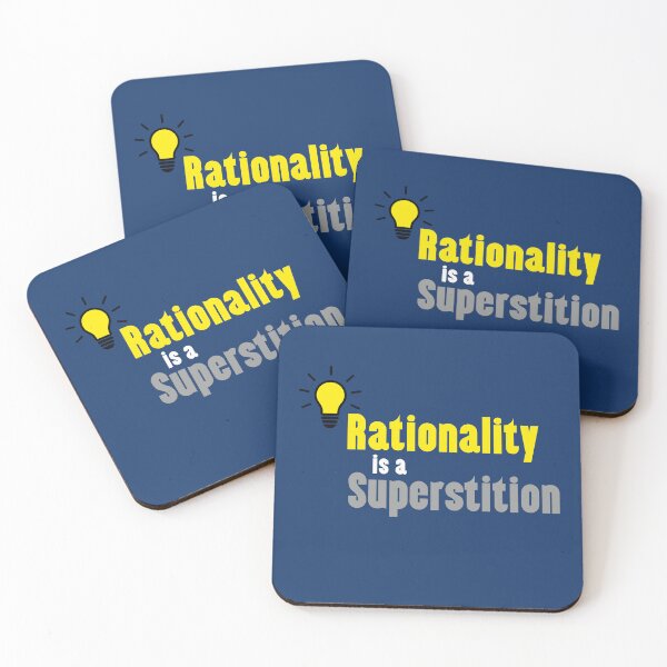 Item preview, Elevate Thought: Rationality Is a Superstition designed and sold by ShubhankarK.