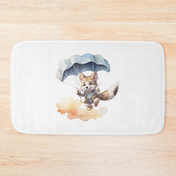 Item preview, cute wolf parachute, wolf parachute, little wolf parachute designed and sold by GreyStanzione1.