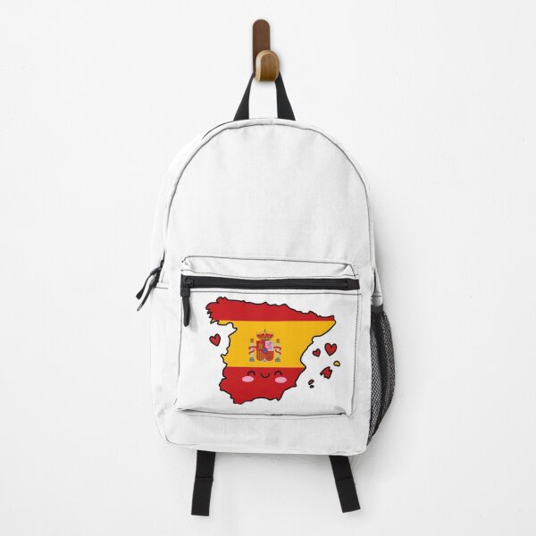 Item preview, Spain Flag Map Smile with Love designed and sold by pixelsparkzone.
