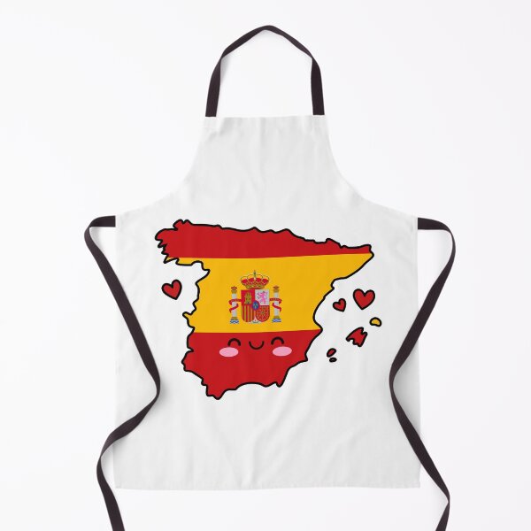Item preview, Spain Flag Map Smile with Love designed and sold by pixelsparkzone.