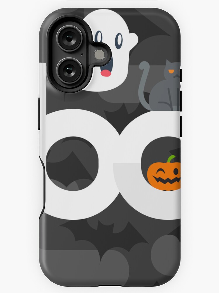 Thumbnail 1 of 4, iPhone Case, BetaChat Spooky Month Logo (Pattern Fill) designed and sold by BetaChat.