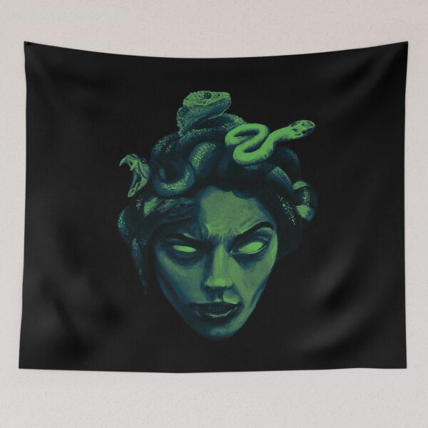 Item preview, Mad Green Medusa designed and sold by moiimv.